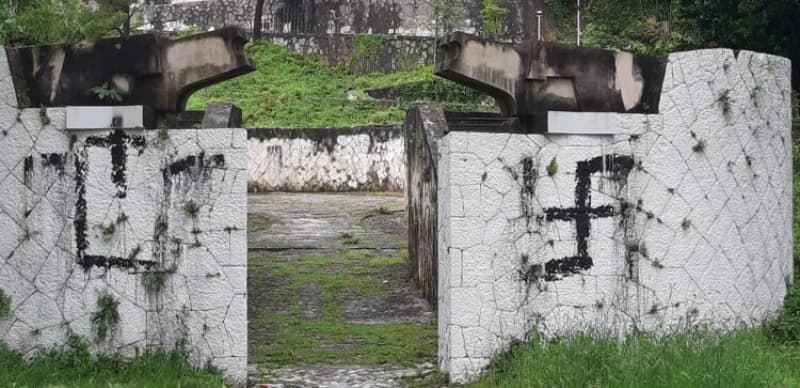 Ponovo oskrnavljeno Partizansko groblje u Mostaru