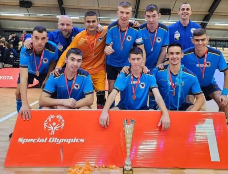 Futsal tim Specijalne olimpijade BiH pobjednik turnira u Belgiji