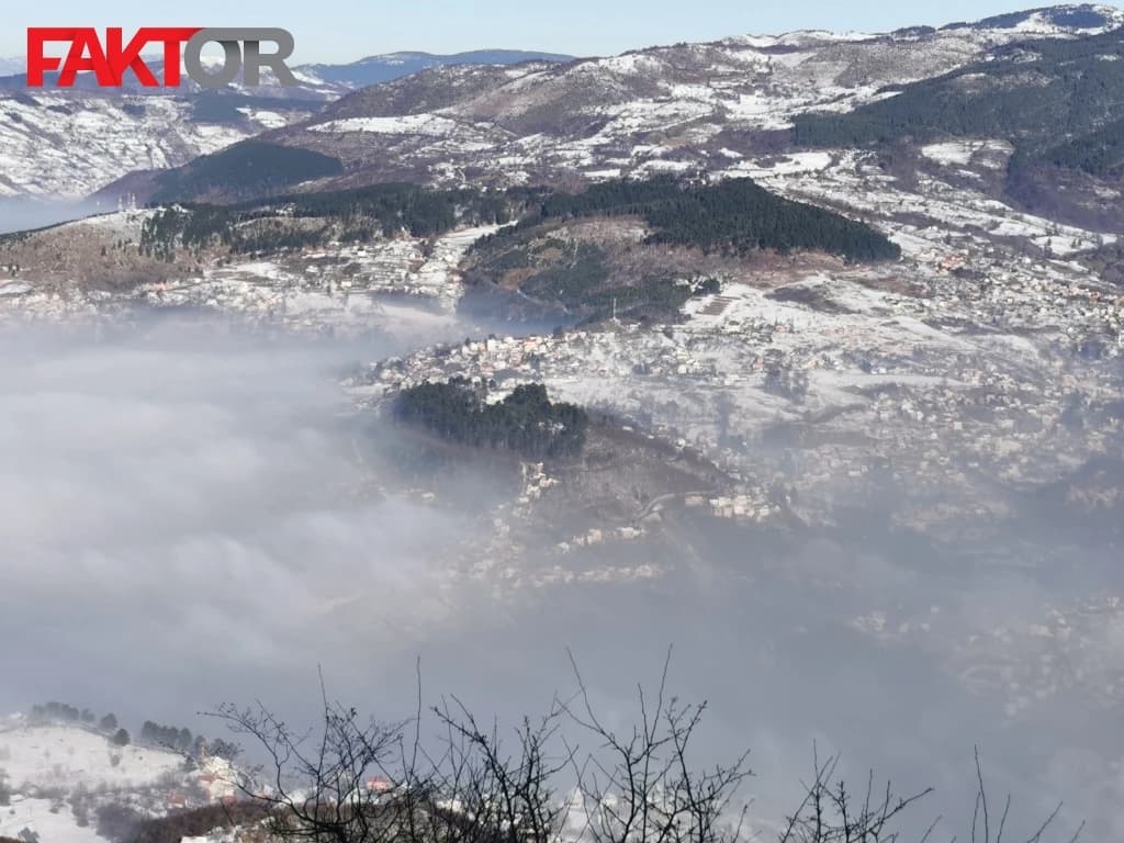 U večernjim satima susnježica i snijeg, na jugu kiša