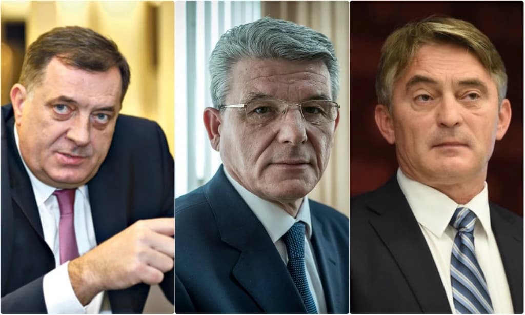 Milorad Dodik, Šefik Džaferović, Željko Komšić