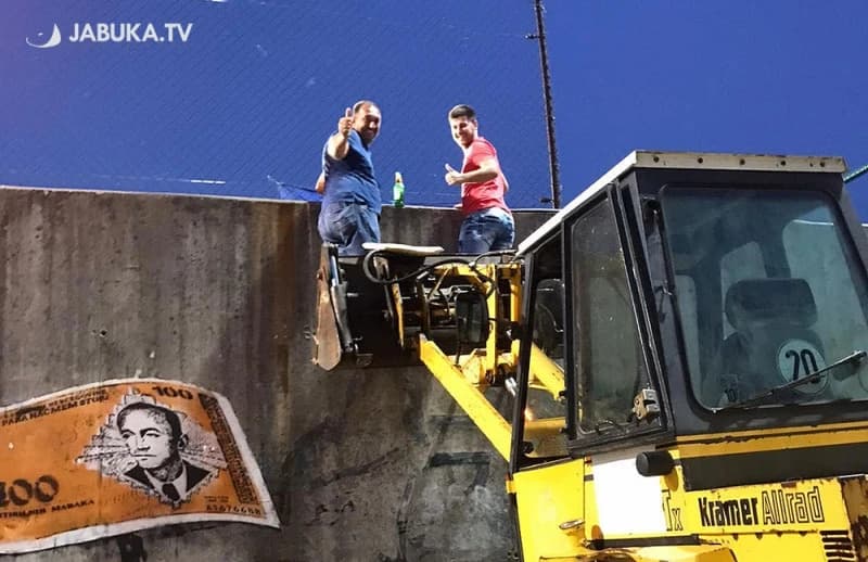 Bio je hit 1. kola PLBiH: Preminuo navijač koji je sa bagera bodrio Široki Brijeg