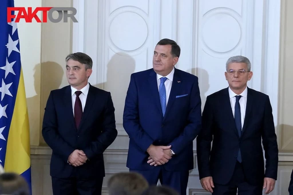 Članovi Predsjedništva BiH na sastanku lidera Brdo - Brijuni procesa