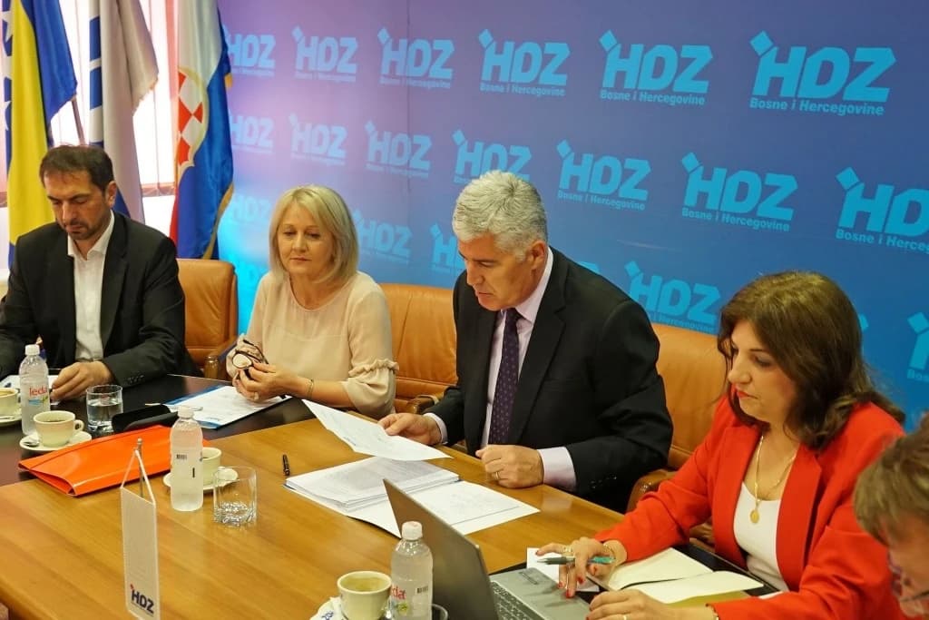 HDZ BiH: Podrška nastavku saradnje s EU-om i međunarodnom zajednicom