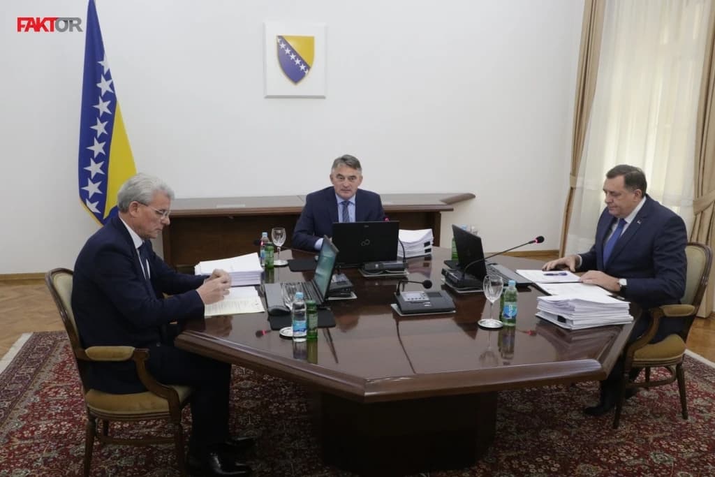 Predsjedništvo BiH sutra o realizaciji zaključka o borbi protiv pandemije