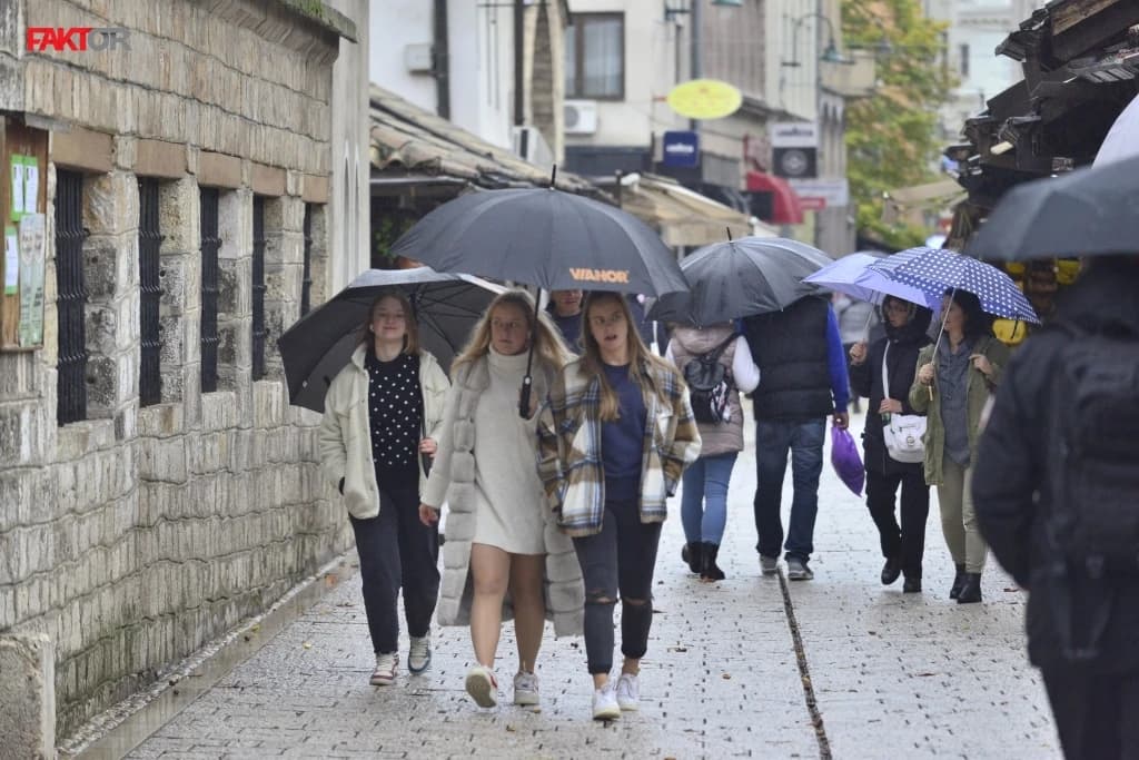 U BiH danas nestabilno vrijeme s pljuskovima i grmljavinom, kako će biti narednih dana