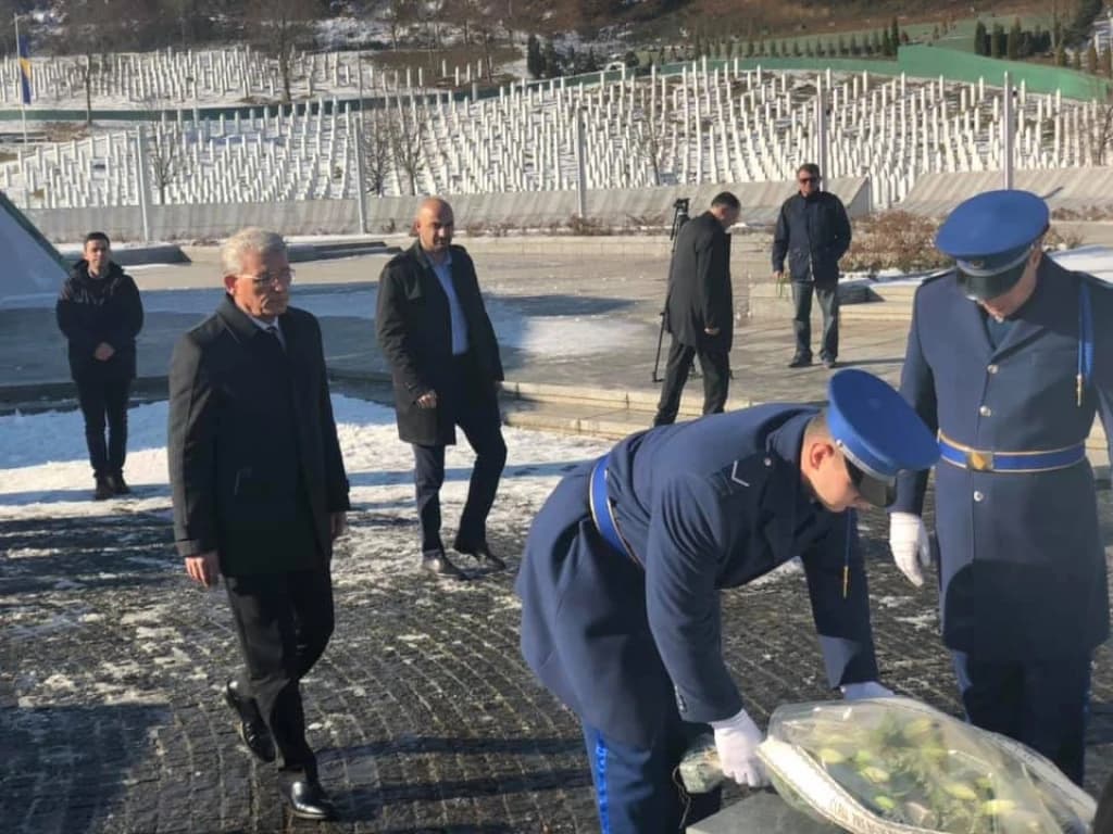 Šefik Džaferović, Srebrenica