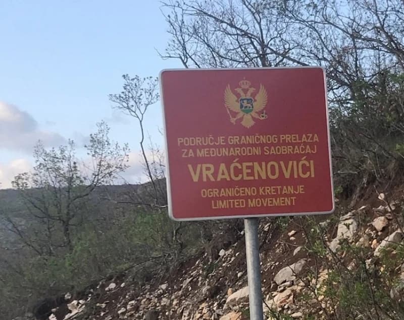 Crna Gora: Zatvara se granični prijelaz sa BiH na Vraćenovićima